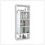 Uros Wall-Mounted Mirror Medicine Cabinet With One Door And Interior Storage Shelves, White