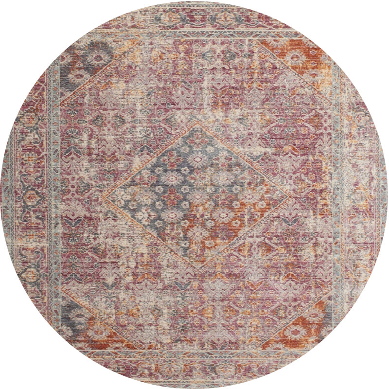 Oriental Indoor Rug, Round 5'