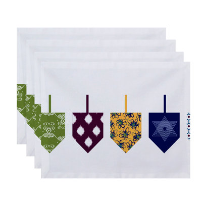 Polyester Geometric Rectangle Placemat