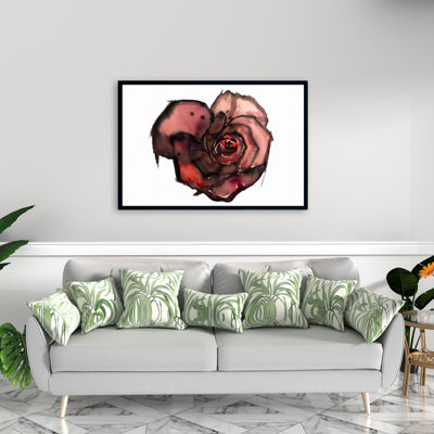 «Dark Rose» sur toile