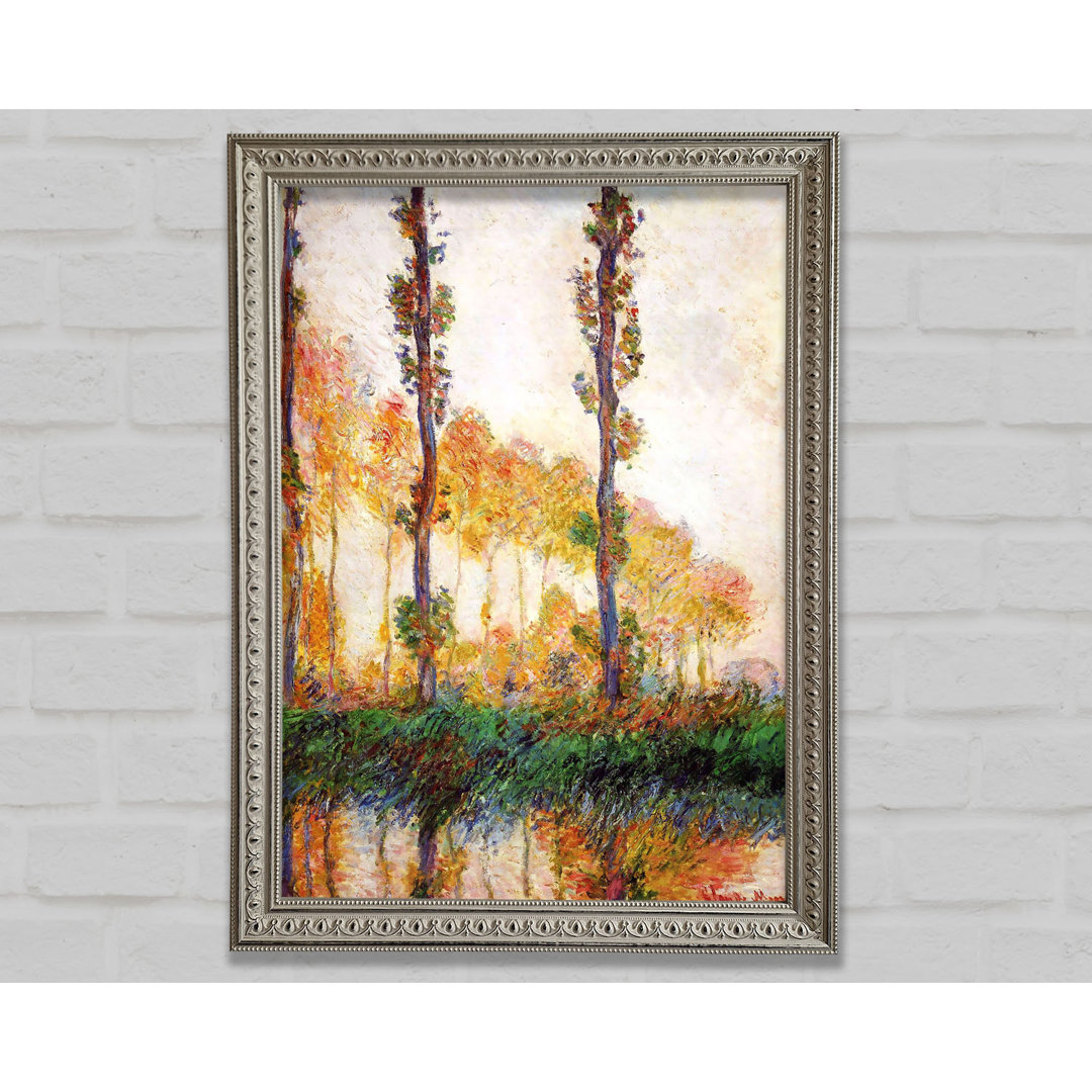 Pappeln im Herbst 2 von Claude Monet - Einzelne Bilderrahmen Kunstdrucke