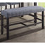 Siège rembourré en bois 1pc