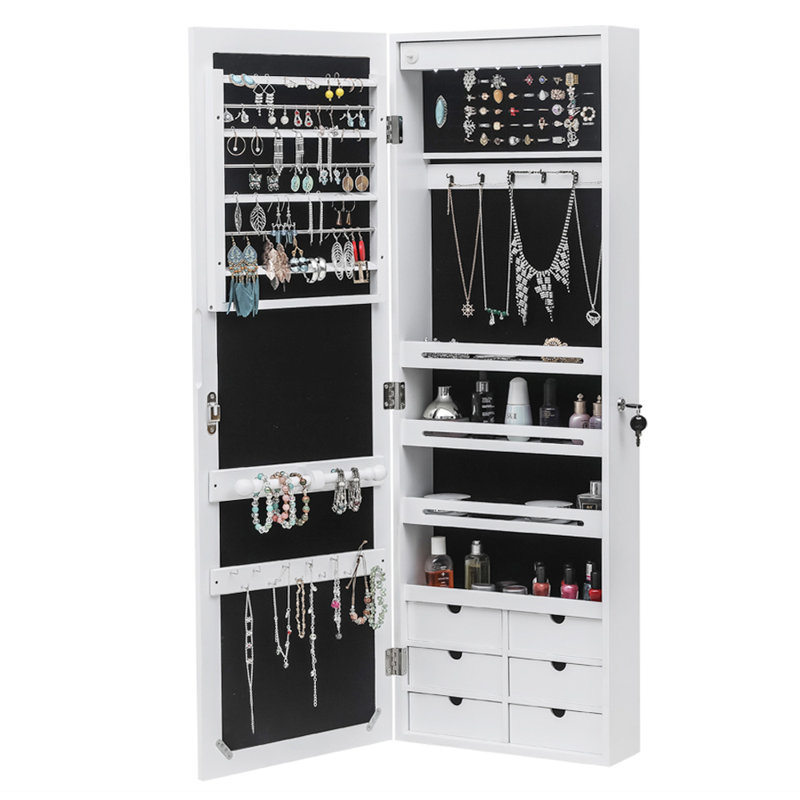 Armoire à bijoux avec miroir Aloin