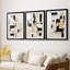 ABSTRACT Series CCCCLX-III - Impression encadrée sur mesure de qualité supérieure - 3 pièces-659668187