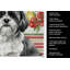 Torchon noir et blanc Shih Tzu-322069928