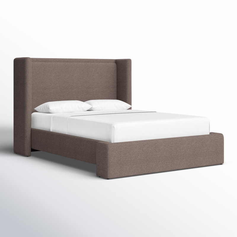 Jeane Upholstered Platform Bed, Queen