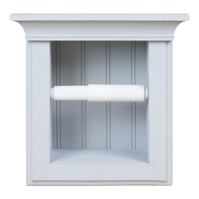 Porte-papier hygiénique encastré Tracy, Gris
