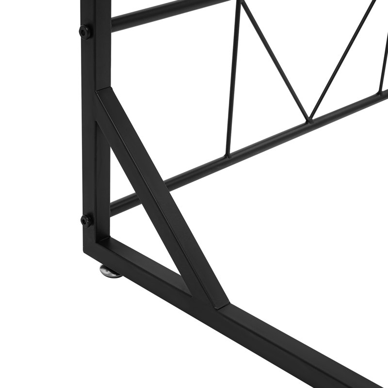 Multi-Functional Laundry Room Storage Shelf, Matte Black