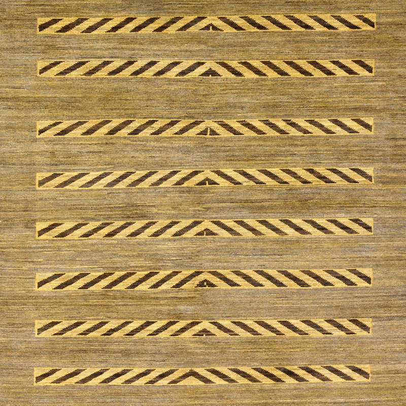 Tapis abstrait moderne 69, Carré 8 pi
