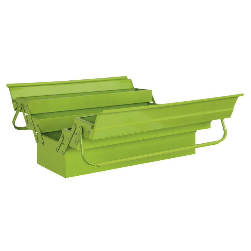 Odina 4 Tray Toolbox, Green