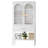 63"H Glass Display Cabinet With Drawer And Shelf-1985987960