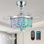 Ventilateur lustre 30 "Rgb