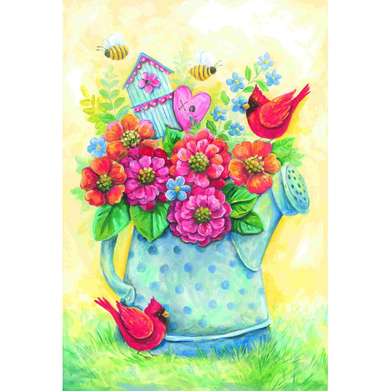 Arrosoir de printemps, L 32 po x H 48 po
