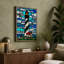 Stained Glass Lighthouse Coastal - Wrapped Canvas-1486262085-1486262086