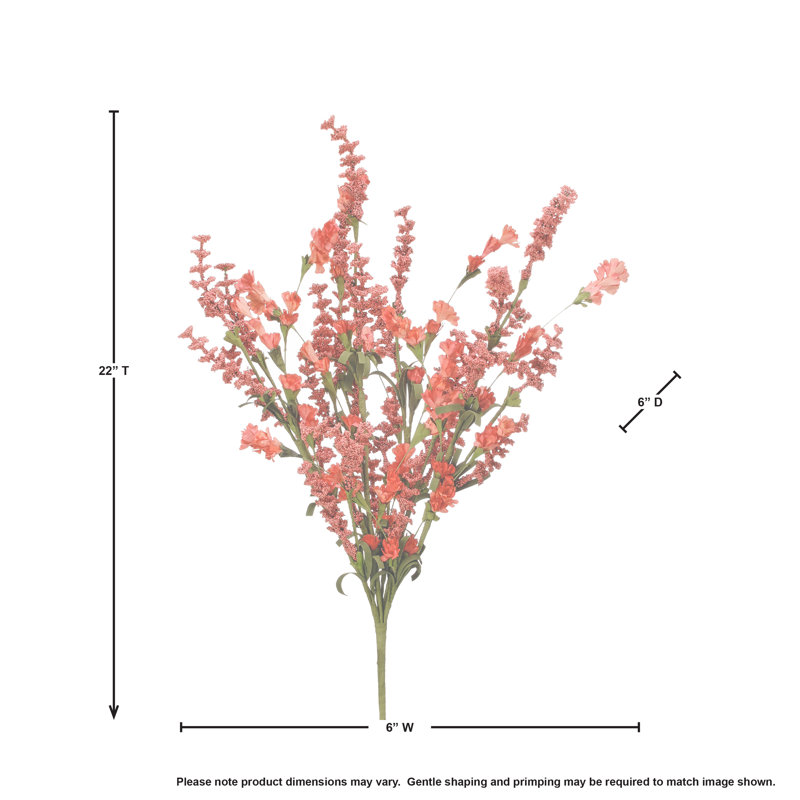 22" Clover Berry Bush, Coral