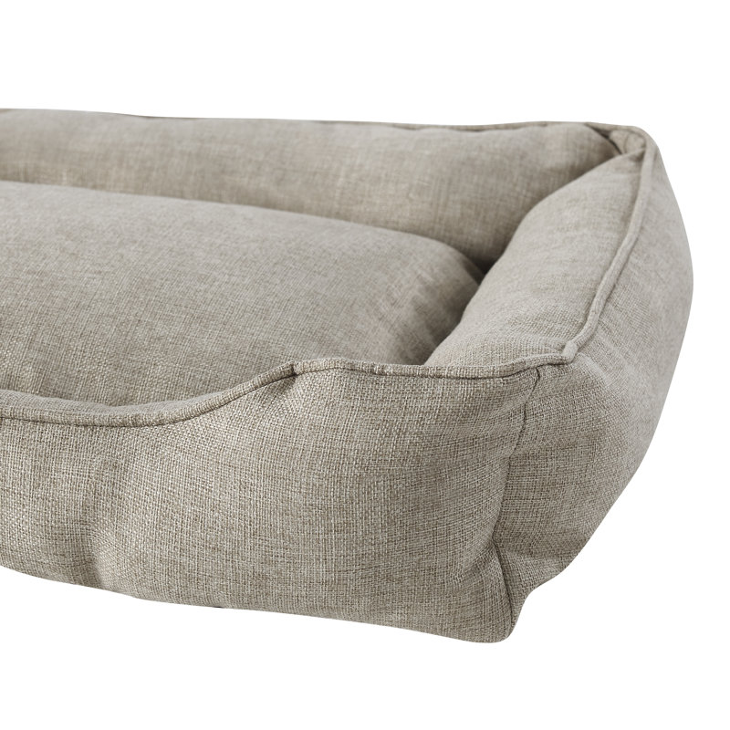 Julius Pet Bed, Brown, Medium (29.53" W x 22.83" D x 7.48" H)