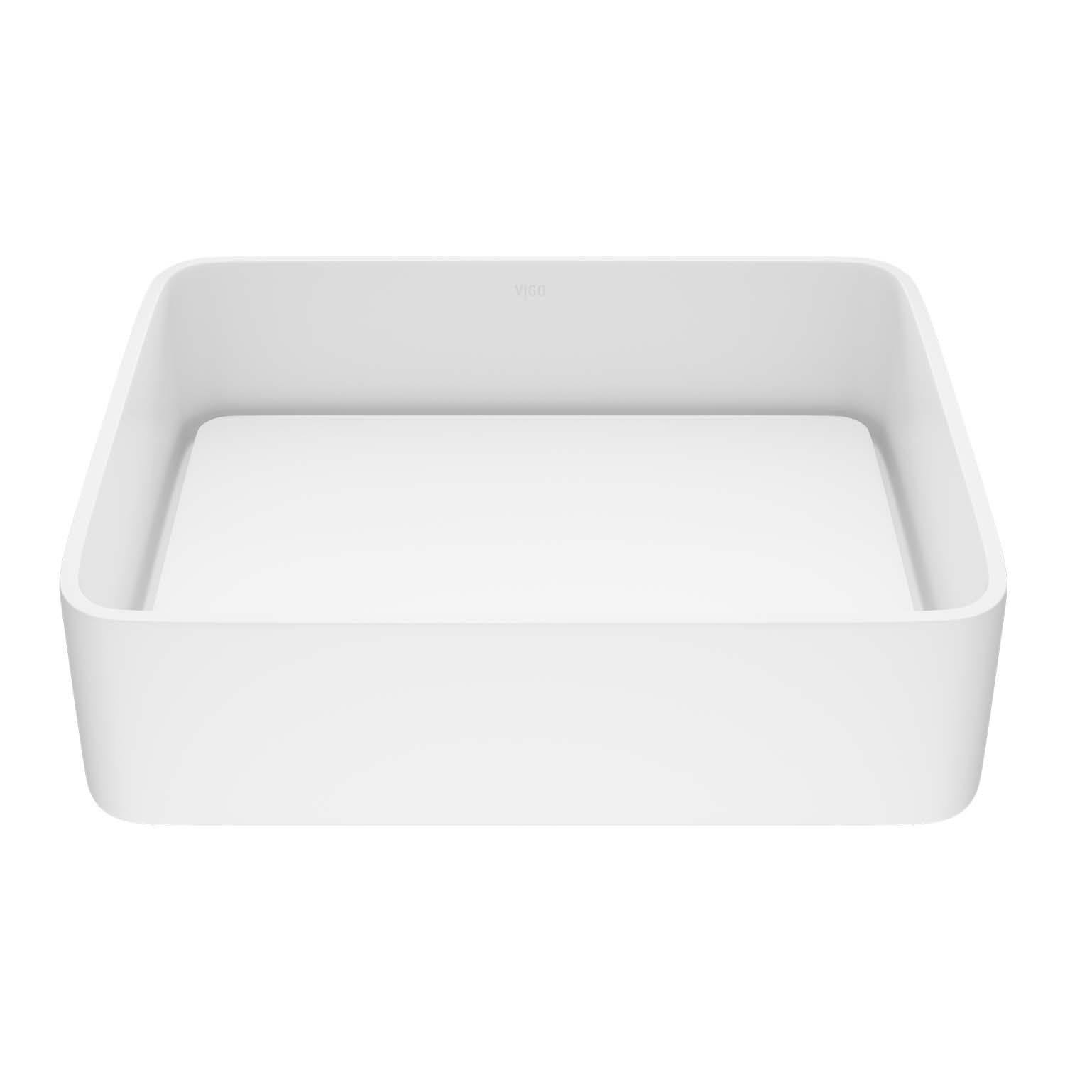 Jasmine Rectangular Vessel Bathroom Sink