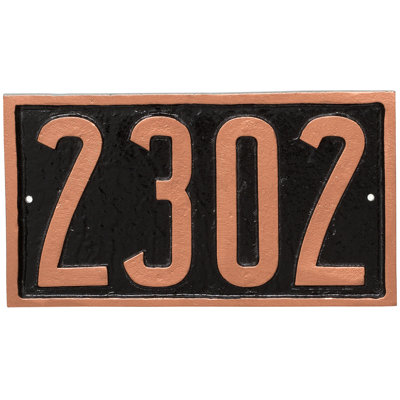 1-Line Wall Address Plaque