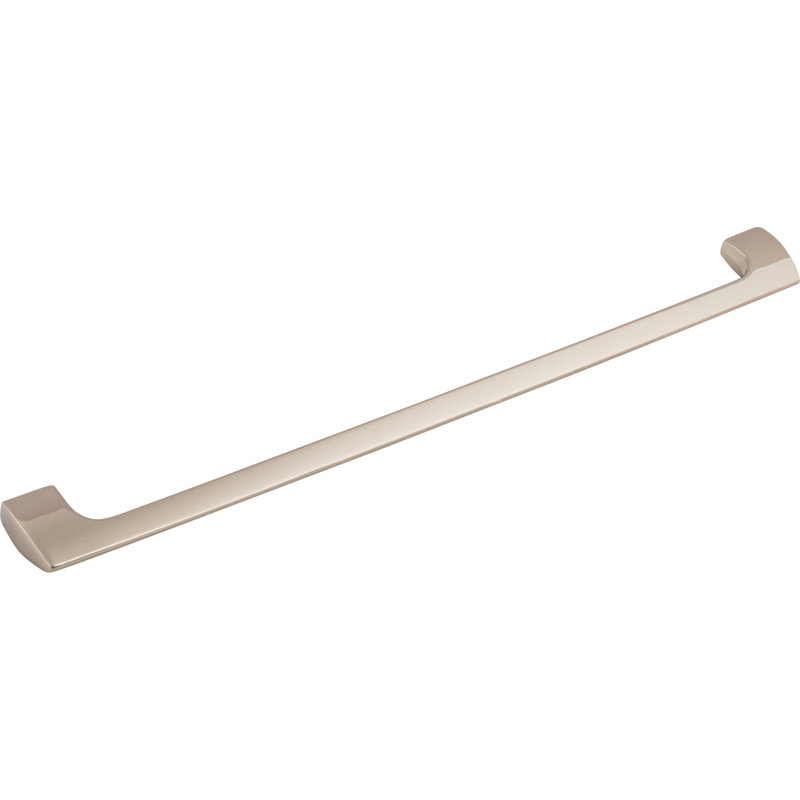 Holland Bar pull, Polished Nickel, 12" Center to Center