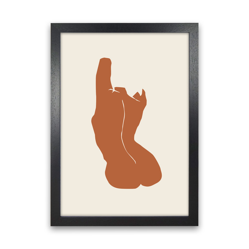 Matisse Statue by Planeta444 - Print, Black Framed, 46cm H x 34cm W x 3cm D