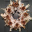 Couronne de Noël artificielle blanche en pin blanc 24 pouces non éclairée