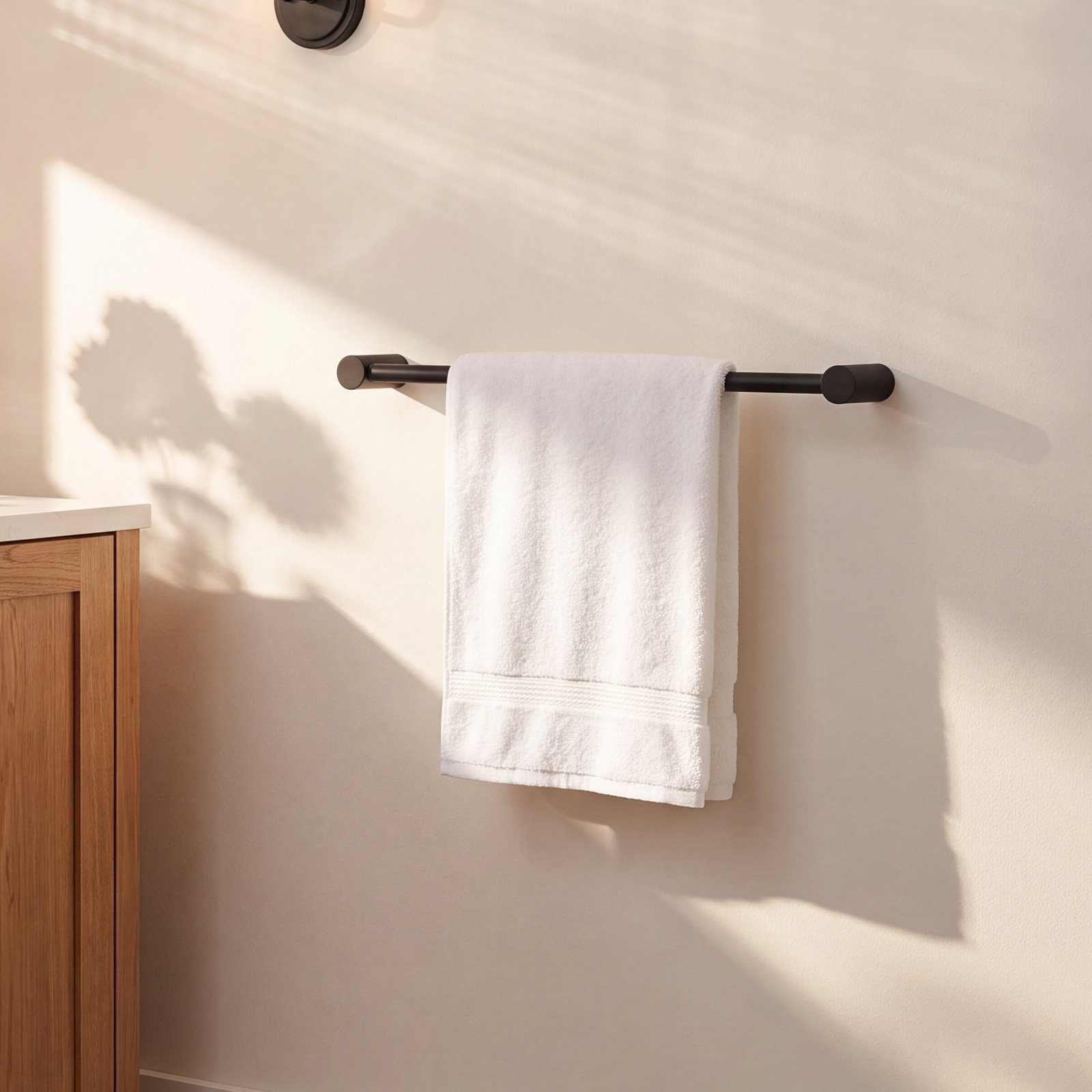 Align 9" Hand Towel Bar, Matte Black