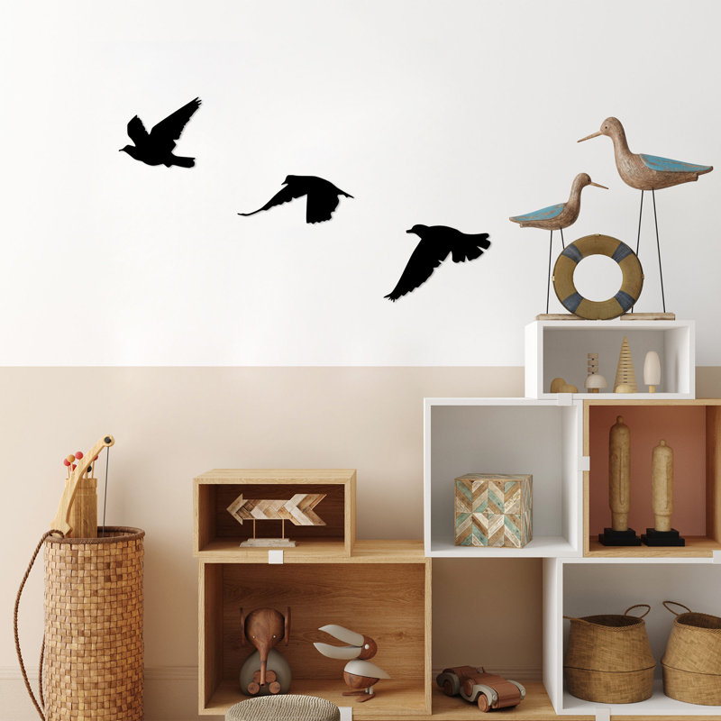 Hand-Painted Decorative Metal Wall Accessory, 47.2 x 4.9 x 28.3 inches | 100% Metal Construction, Thickness: 0.03 inches | Unique Color Variations | Perfect for Home Decor, Living Room & Office Spaces