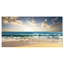 Paysage marin «Cloudy Sky and Vibrant Blue Sea», impression-35061370-35061373
