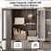 Hunsberger 23.6'' W x 67'' H x 11.8'' D Linen Cabinet with 2 Drawers