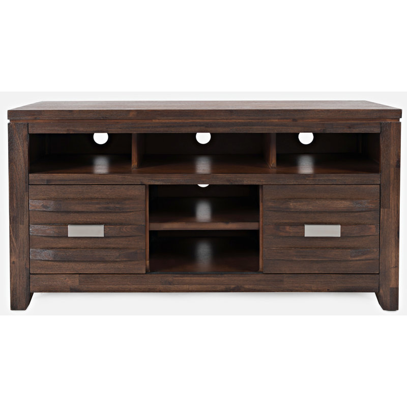 Cathye TV Stand for TVs up to 78", Brushed Gray, 26”H x 60”L x 18”W