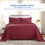 Ensemble de couvre-lit et taies décoratives 100 % coton texturé à médaillon de style moderne et contemporain Swanton-113476028-113476029