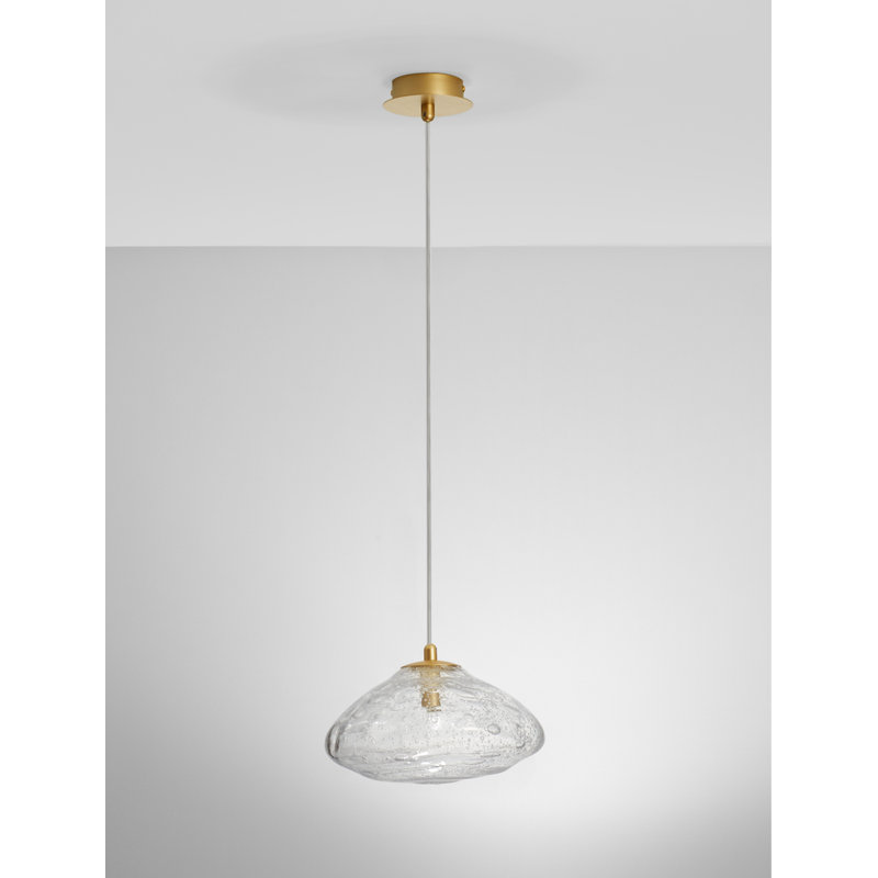 1 - Light Gold Shaded Pendant