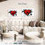 Hardie style cœur rouge style graffiti-107879679