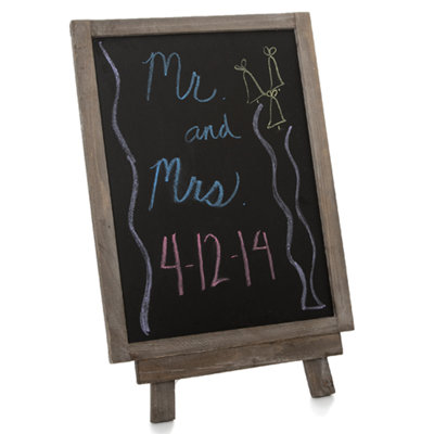 Tableau noir en bois