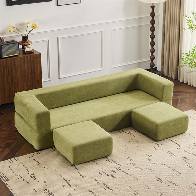 Canapé modulaire Boneless, Vert