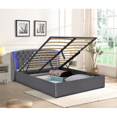 Addai Upholstered Ottoman Storage Bed