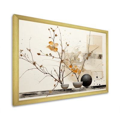 Asian Art Sumi Bird Serenity XXI - reproduction d'art