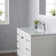 Elavo Ceramic Rectangular Undermount Bathroom Sink with Overflow
