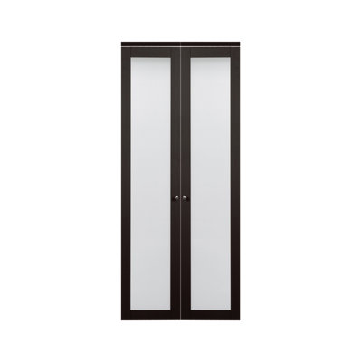 Porte pliante en verre à 1 carreau Euro