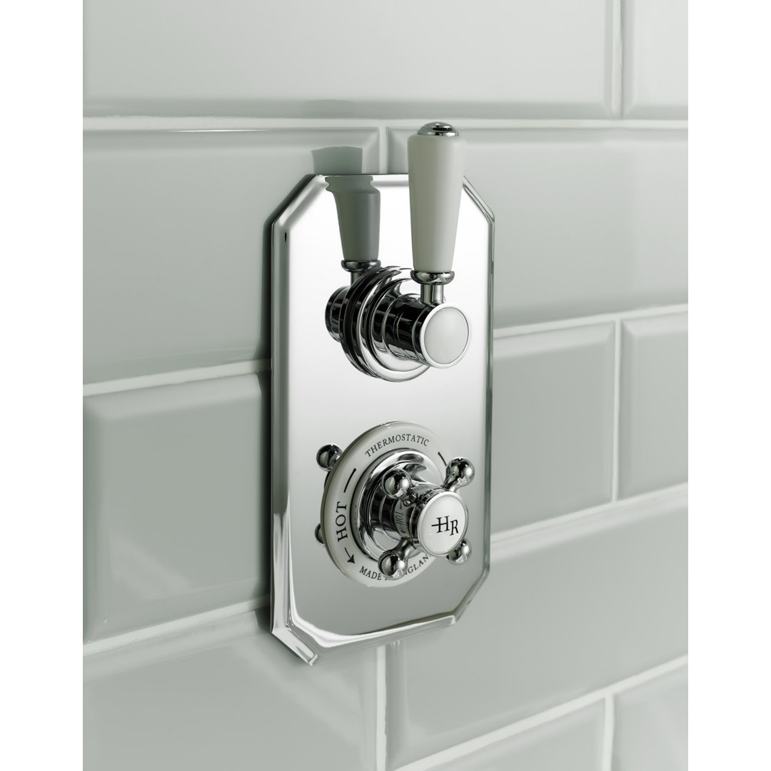 Topaz Twin Concealed Diverter Shower Valve