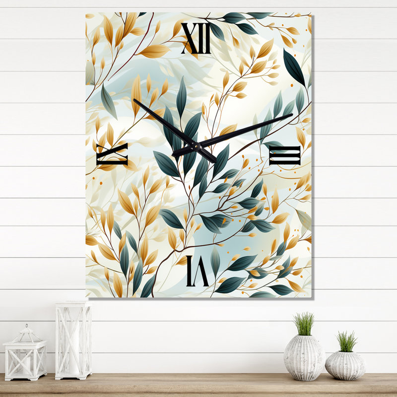 Jasma - Horloge murale florale, Très petit