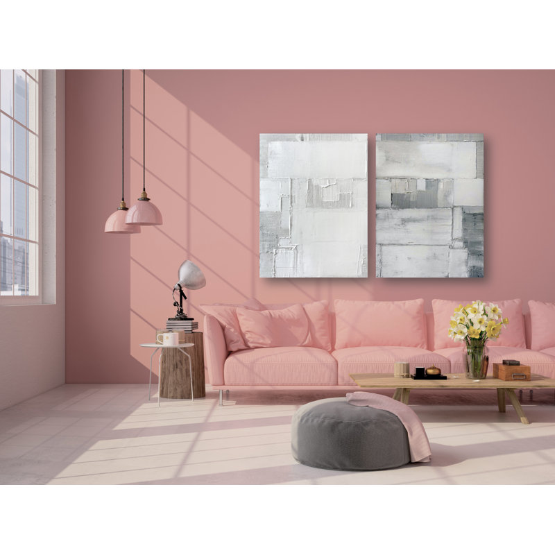 White Out Set By John Beard - Gallery Wrapped Canvas Print Print by John Beard, Black Floater Framed, 24" H x 30" W x 3" D
