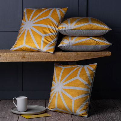 Ara Geometric Square Cushion Cover