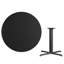 Plateau de table rond en stratifié Carrus-31302220-31302221