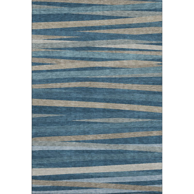 Premium Machine Washable Naglee AMF997 Stripes Rug
