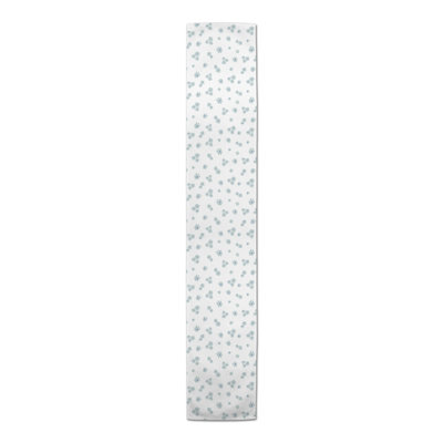 Floral Cotton Blend Table Runner