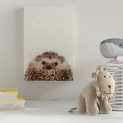Cute Porcupine - Drawing on Canvas