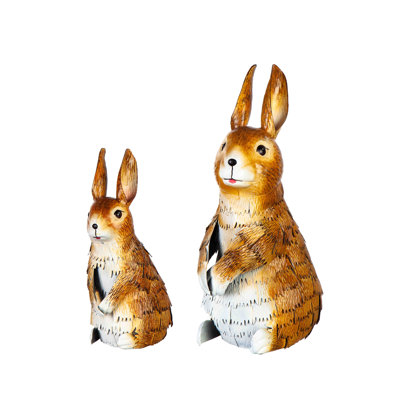 Ensemble de 2 statues de jardin Kelvyn