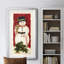 Bonhomme de neige II - Cadre photo, reproduction d'art sur papier-1142762121-1142762120