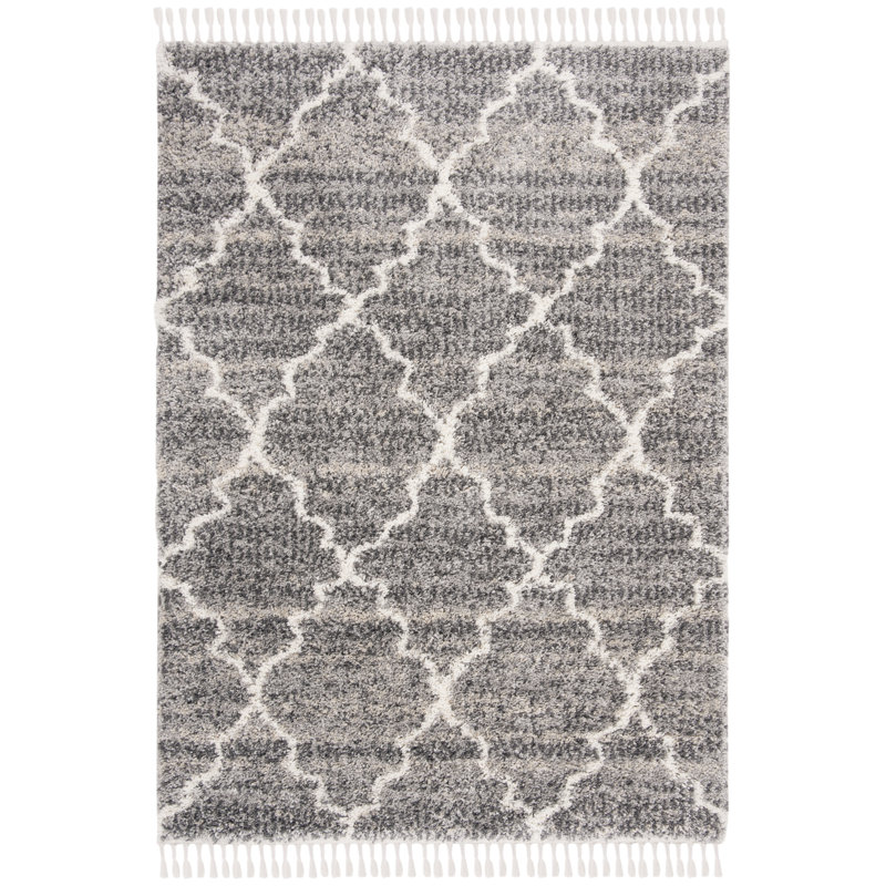 Chilson Shag Performance Geometric Rug, Rectangle 5'3" x 7'6"